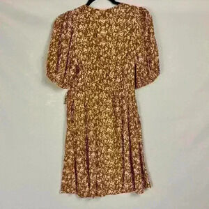 Women's Balloon Short Sleeve Mini Wrap Dress - A New Day